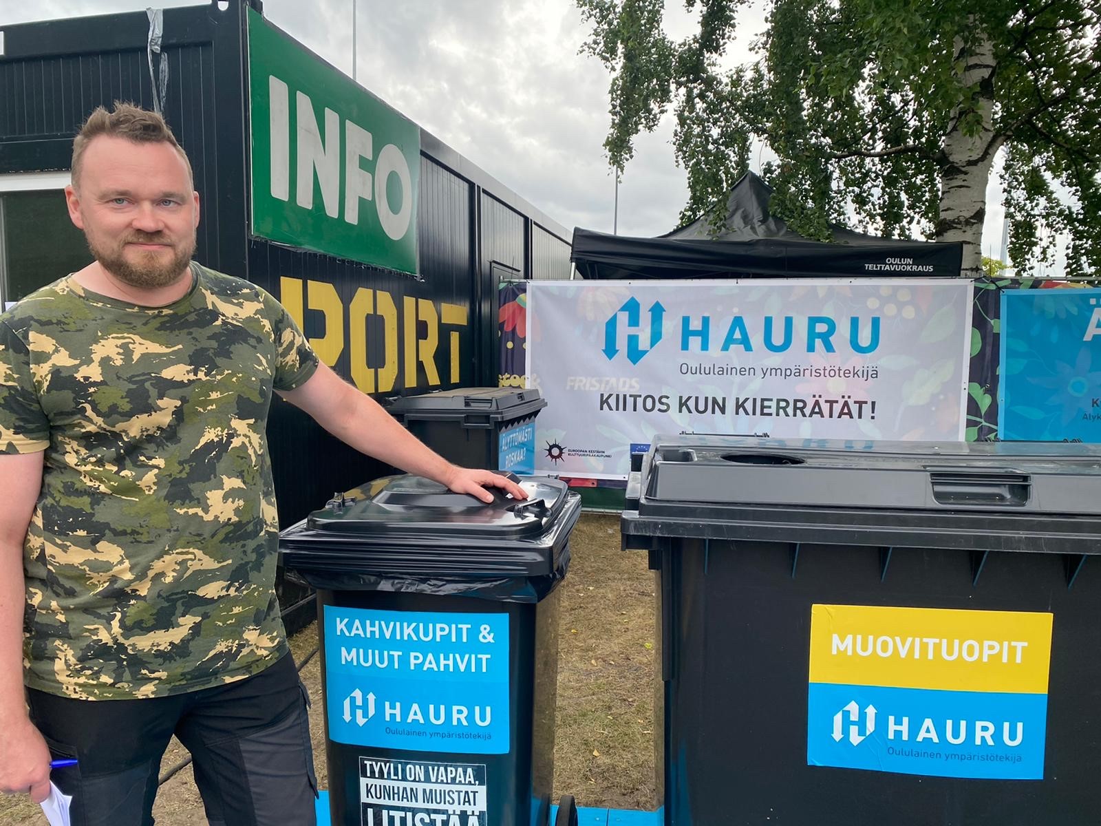 Waste management innovation improves recycling at festivals | Oulu –  Euroopan kestävin kulttuuripääkaupunki